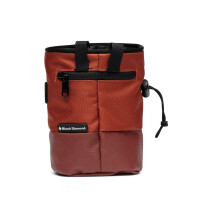 Black Diamond MOJO ZIP CHALK BAG Burnt Sienna S/M