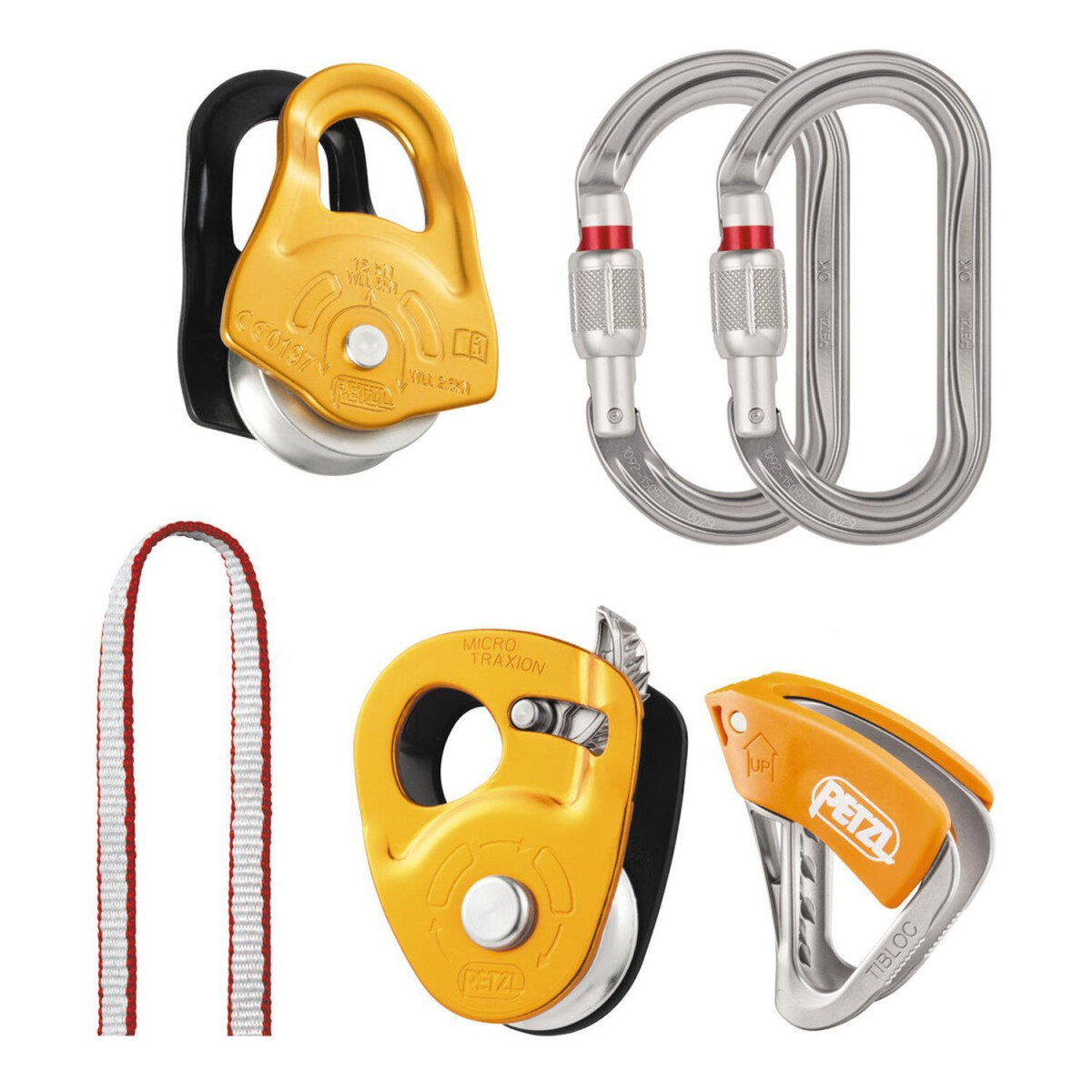 Petzl SICHERHEITSKIT Kit Secour Crevasse