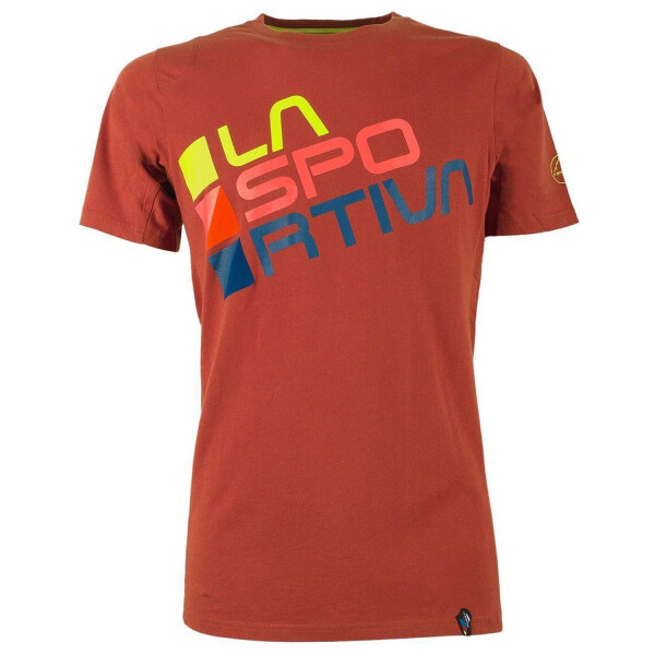 La Sportiva Square T-Shirt M Brick/Sulphur S