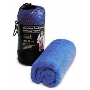 Microfiber Towel Blue 120x60