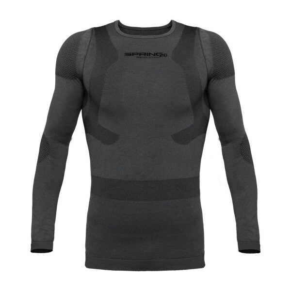 Spring Revolution Unisex Long Sleeve Postural Wool Shirt Anthracite XL