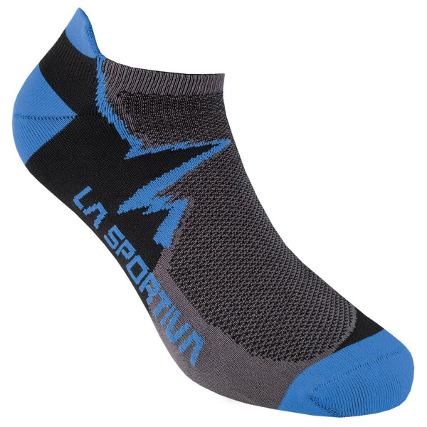 La Sportiva Climbing Socks Carbon/Electric Blue S